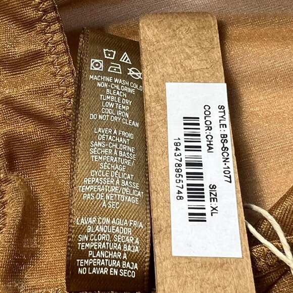 SKIMS Glissenette Scoop Bodysuit Chai Womens XL - Picture 11 of 12